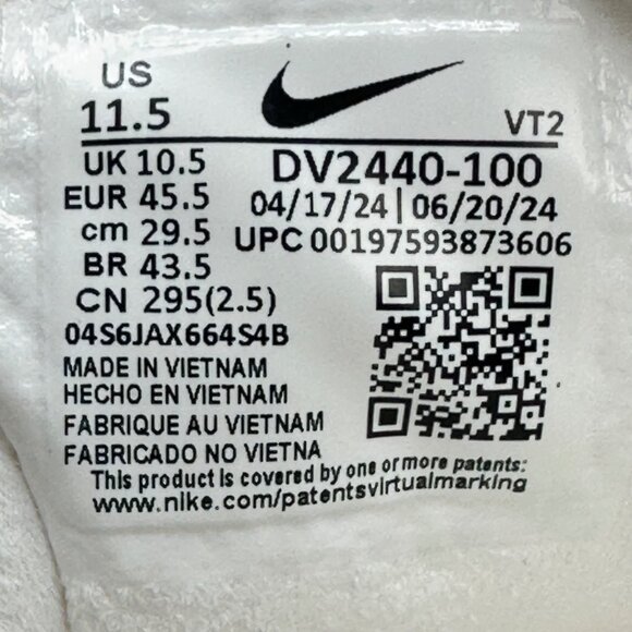 Men's Nike Lunar Roam Summit White / Phantom DV2440-100 Bone Mult NEW - Picture 10 of 10